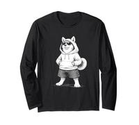 Sudadera con Capucha para Perro con Gafas de Sol Urban Shiba Manga Larga