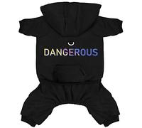 Sudadera con Capucha para Perro con Ropa de Bolsillo Suéter de Lana de 4 Patas Sudadera de Invierno Algodón Cálido para Perro Pequeño Mediano Grande y Gato