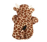 Sudadera con capucha para perro de Halloween, chaqueta de invierno con bonito diseño de jirafa, abrigo de invierno para perros pequeños, gatos, mascotas, decoraciones de Halloween, disfraz de bar