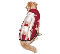 Sudadera con capucha para perro de la bandera de la soberanía siamesa, ropa de poliéster suave y transpirable para perros medianos y grandes