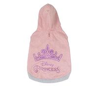Sudadera con Capucha para Perro de Las Princesas - Talla XS - Color Rosa - Tejido Térmico y Transpirable de Algodón y Poliéster - con Elásticos para el Ajuste - Producto Original Diseñado en España