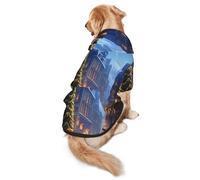 Sudadera con capucha para perro de Nochebuena, ropa de poliéster suave y transpirable para perros medianos y grandes