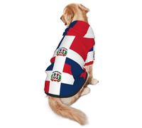 Sudadera con capucha para perro de República Dominicana XL, cálida y ligera, adecuada para que las mascotas lo usen en otoño e invierno