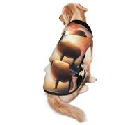 Sudadera con capucha para perro Deer in The Forest - Ropa de poliéster suave y transpirable para perros medianos y grandes