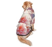 Sudadera con capucha para perro Flowers Blooming in The Sunshine, ropa de poliéster suave y transpirable para perros medianos y grandes