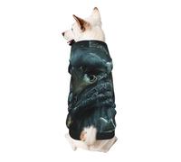 Sudadera con capucha para perro Frog Wizard, ropa de poliéster suave y transpirable para perros pequeños, niños y niñas