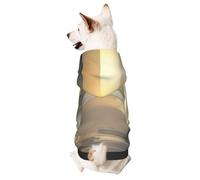Sudadera con capucha para perro para otoño e invierno, ropa acogedora para mascotas para actividades al aire libre, escalera al cielo, estampado de teñido anudado para mascotas