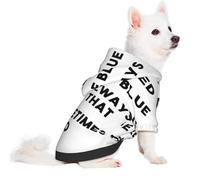 Sudadera con Capucha para Perro Sometimes It Be Like That, suéter elástico y cálido de Invierno para Perros pequeños, medianos y Grandes (Extragrande)