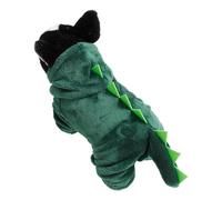 Sudadera con capucha para perros de dinosaurio - Disfraz suave de cosplay, abrigo de forro polar transpirable | Divertida ropa para cachorros otoño-invierno, traje de transformación de animales cálido