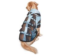 Sudadera con capucha para perros Sailing Boats in The Ocean, ropa de poliéster suave y transpirable para perros medianos y grandes