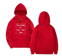 Sudadera con Capucha para Personalizada,Impresión Unilateral Casual, Lisa, Ligera, de Gran tamaño, básica, Manga Larga, Sudadera clásica para Correr