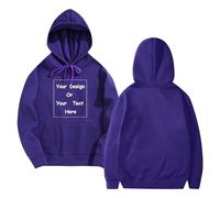 Sudadera con Capucha para Personalizada,Impresión Unilateral Casual, Lisa, Ligera, de Gran tamaño, básica, Manga Larga, Sudadera clásica para Correr