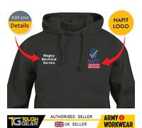Sudadera Con Capucha Personalizada Bordada NAPIT Tough Gear Logo Eléctrico