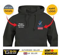 Sudadera Tipo Hoodie Personalizada Bordada Gas Safe Logo Plomero