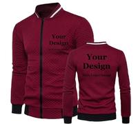 Sudadera con Capucha Personalizada con Logotipo/Imagen De Tu Propio Diseño para Hombre y Mujer, Sudadera con Cremallera DIY Chaqueta Cárdigan Moda Abrigo Color1,XXL