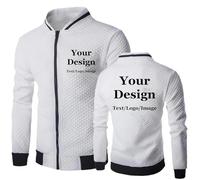 Sudadera con Capucha Personalizada con Logotipo/Imagen De Tu Propio Diseño para Hombre y Mujer, Sudadera con Cremallera DIY Chaqueta Cárdigan Moda Abrigo Color2,L