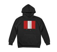 Sudadera con Capucha Perú Bandera Hombre Adultos Y Adolescentes Hoodie Forro Polar Sudadera Hombre Mujer con Capucha para Uso Diario Actividades Hoodies S A 3XL