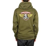 Sudadera Con Capucha Powell Peralta Winged Ripper - Verde Jaspeado