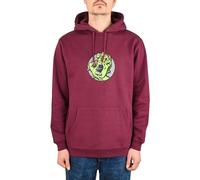 Sudadera Con Capucha Pullover Santa Cruz Hand Dot - Cereza Oscura