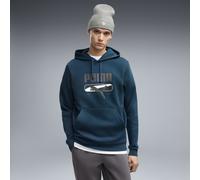 Sudadera con capucha PUMA Sport Logo Play de felpa para hombre, Ropa, Azul, XXL