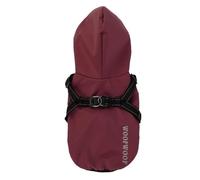 Sudadera con Capucha Reflectante para Mascotas con Arnés Impermeable Al Aire Libre Impermeable A Prueba De Viento para Teddy Pomeranian Schnauzer Chihuahua,do,2XL