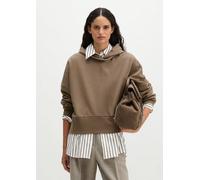 Sudadera con capucha relajada Stone Taupe S