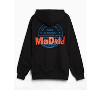 Sudadera con capucha Relaxed adidas Originals x Bad Bunny DtMF Tour Merch "Madrid" para hombre Negro S