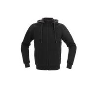 Richa Titan 2 Sudadera con capucha con cremallera para motocicleta, negro, tamaño 5XL para Hombres