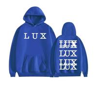 Sudadera con Capucha Rosalia-Lux Album, Sudadera Unisex De Estilo Hip Hop Urbano, Prenda Informal (Blue,S)