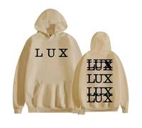 Sudadera con Capucha Rosalia-Lux Album, Sudadera Unisex De Estilo Hip Hop Urbano, Prenda Informal (Khaki,XS)