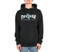 Sudadera Con Capucha Santa Cruz X Thrasher Screaming Logo - Negra