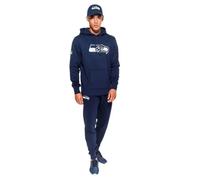New Era Seattle Seahawks NFL Team Logo Hoody Azul Sudadera con Capucha
