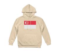 Sudadera con Capucha Singapur Bandera Hombre Adultos Y Adolescentes Hoodie Forro Polar Sudadera Hombre Mujer con Capucha para Uso Diario Actividades Hoodies S A 3XL