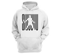 Sudadera con capucha SIUUU Ronaldo Adulto CR#7 Ronaldo #7 GOAT Top unisex, blanco, L