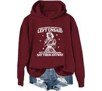 Sudadera con capucha «Some Things Are Better Left Unsaid But I'm Probably Going To Shirt», Burdeos, S