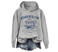 Sudadera con capucha Stars Hollow Where You Lead I Will Follow - Sudadera unisex, gris, S