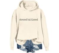 Sudadera con capucha Stressed But Blessed Too Blessed To Be Stressed para mujer y hombre, Khika, 3XL