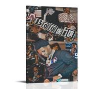 Sudadera con capucha SZN A Boogie Wit Da con capucha antisalpicaduras, pósteres artísticos para sala de estar y dormitorio, pinturas colgantes adecuadas para múltiples escenarios, sin necesidad de