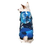 Sudadera con capucha The Killer Whale in The Sea Dog - Ropa de poliéster suave y transpirable para perros pequeños, medianos y grandes