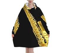 Sudadera con capucha tipo manta con diseño de perro Schnauzer para mujer y hombre, ideal para adultos, de gran tamaño, suave y cálida.