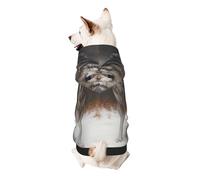 Sudadera con capucha Two Wolves in The Snow Dog - Ropa suave y transpirable para perros pequeños a grandes, ropa elegante y cómoda para perros