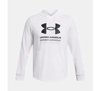 Sudadera Con Capucha Under Armour Rival Terry Gráfica 1386047 100 Blanca