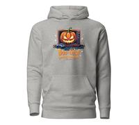 Sudadera con capucha unisex para adultos con diseño de Boo-Tiful Gaming Moments de Halloween, Gris carbón., L