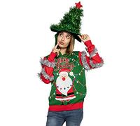 Sudadera con capucha unisex para mujer, diseño de reno, Papá Noel, árbol de Navidad, Ir a Tinseltown, M