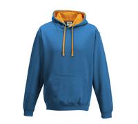 Sudadera Con Capucha Universitaria De Color Contrastante S-5XL