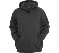 Urban Classics TB014C-Zip Hoody, Sudadera con capucha Hombre, Gris (Charcoal), 3XL