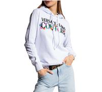 Sudadera Con Capucha Versace Jeans Couture Bordado Floral Talla L