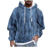 Sudadera con capucha vintage de manga larga para hombre, casual, con estampado 3D, sudadera con capucha de camuflaje, sudadera cálida y cómoda, sudadera con capucha para uso diario, sudadera clásica