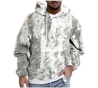 Sudadera con capucha vintage de manga larga para hombre, casual, con estampado 3D, sudadera con capucha de camuflaje, sudadera cálida y cómoda, sudadera con capucha para uso diario, sudadera clásica