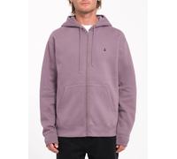Sudadera con capucha Volcom Single Stone con cremallera Vintage Violeta